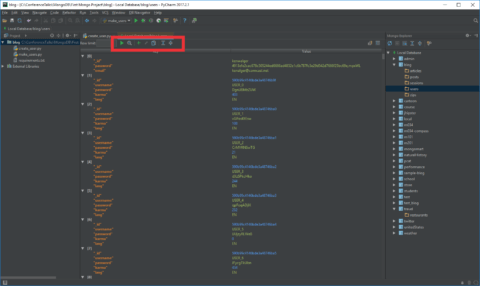 MongoDB Plugin Toolbar callout