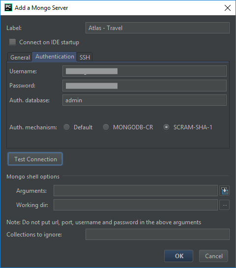 MongoDB Plugin Authentication