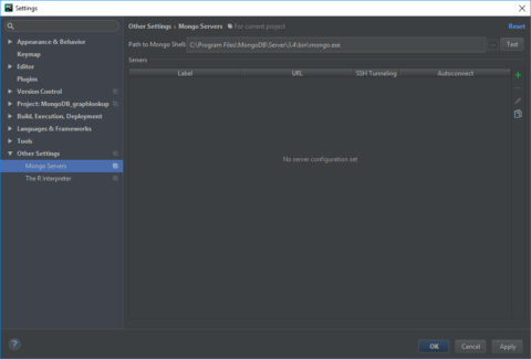 MongoDB Plugin - Initial Setup