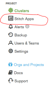 Stitch Application Selection